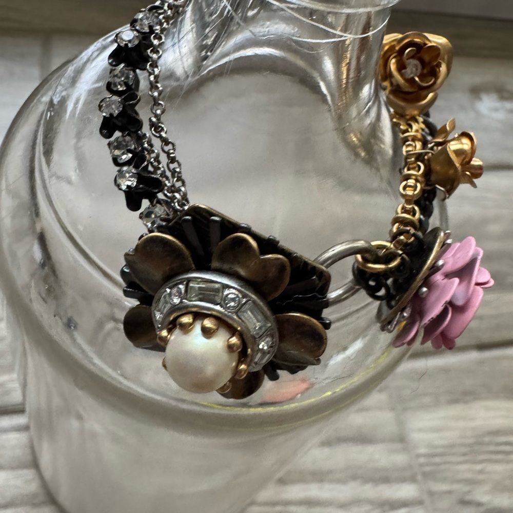 Floral Charm Bracelet